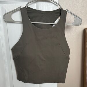 Olive Green Women's Sleeveless Top